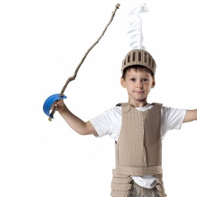 Natursäbel blau - Griff für Holzschwert - Kindergeschenk