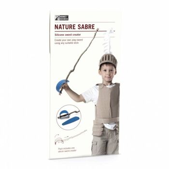 Nature Sabre bleu - garde pour épée en bois - cadeau enfant 4