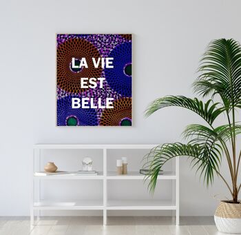 Affiche Poster - Wax La Vie Est Belle 02 2