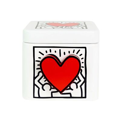 Caja de amorKeith Haring | Caja de amor conectada | Regalo para amantes del arte | Regalo para pareja, Navidad, cumpleaños.