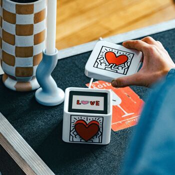 Lovebox Keith Haring  | Boîte à Amour connectée | Cadeau Amateur d'Art | Cadeau Couple, Noël, Anniversaire 2