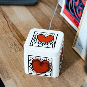 Lovebox Keith Haring  | Boîte à Amour connectée | Cadeau Amateur d'Art | Cadeau Couple, Noël, Anniversaire 3