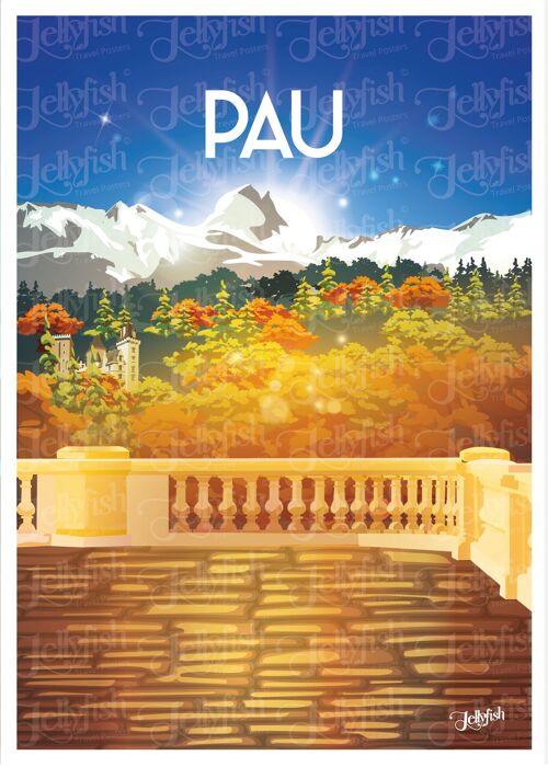 Affiche Pau 40x30