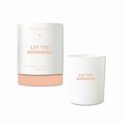 Let the sunshine candle