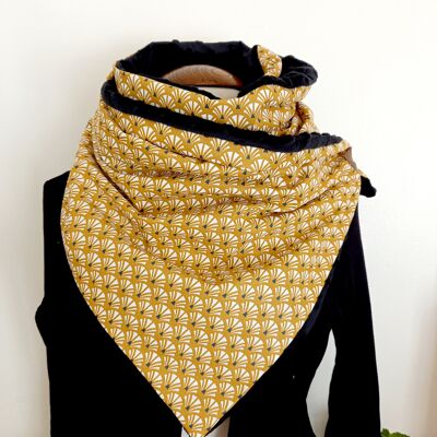 Scarf, collar, stole, neck warmer, snood, minky women's scarf fans