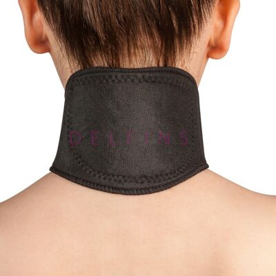 Neck support collar with magnet tourmaline