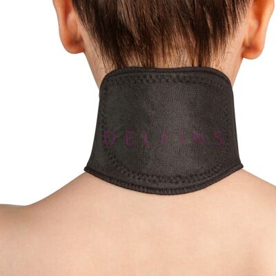 Neck support collar with magnet tourmaline