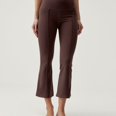 Legging Jin Flare Cacao - Born Living Yoga