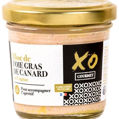 Block of duck foie gras with XO cognac
