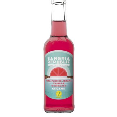 Sangria Republic Vegan --Yuzu, Flor de Jamaica & Vainilla 275ml ONLY 5% Alc