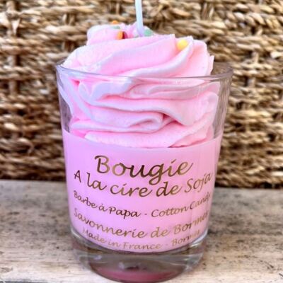 Cotton candy Chantilly candle
