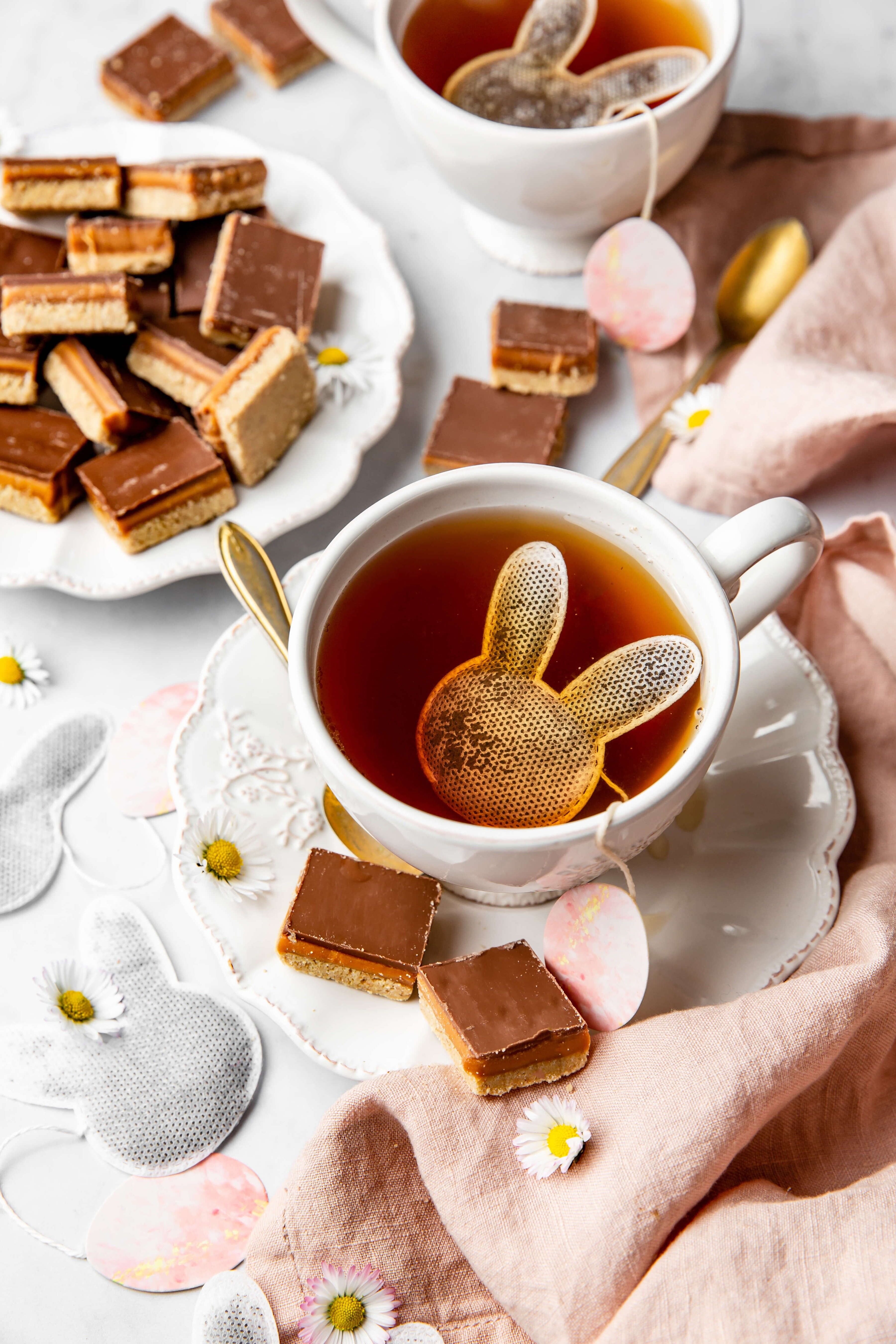 Bustina di tè biologico coniglietto pasquale - English Breakfast