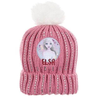 Frozen Gorro Pompon lana y lentejuelas