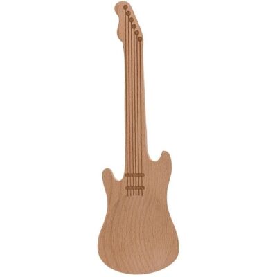 Cuchara de Madera para Ensalada Guitarra Eléctrica 28 cm