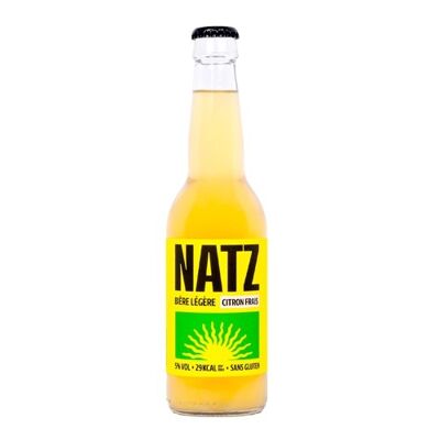 Bière Natz - Citron Frais - 33cl - 5°