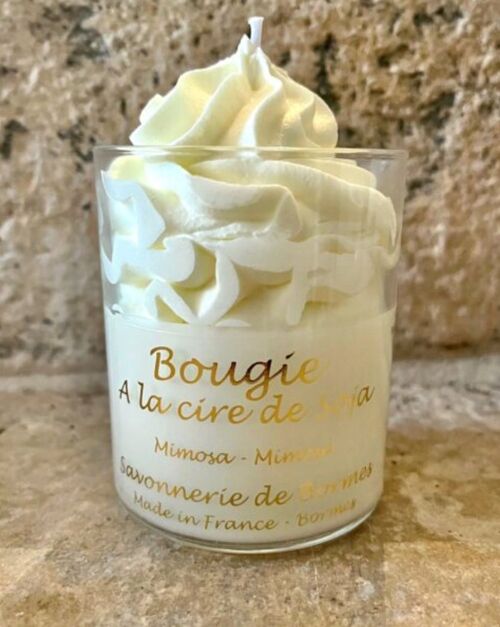 Bougie Chantilly parfum Mimosa