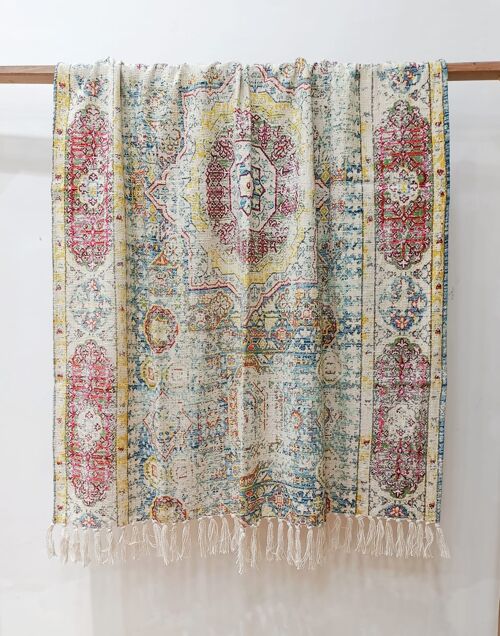 Digital Printed Persian Cotton Throw Blanket