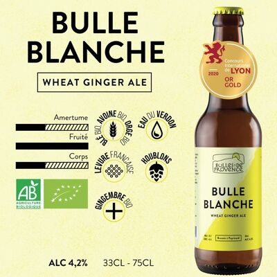 Bière - Bulles Blanche bio - 75cl