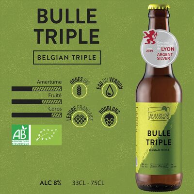 Bière - Bulles Triple bio - 33cl