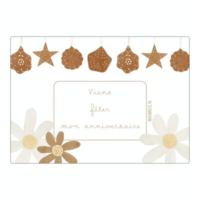 Lot Cartes D’invitation “Bohemia”