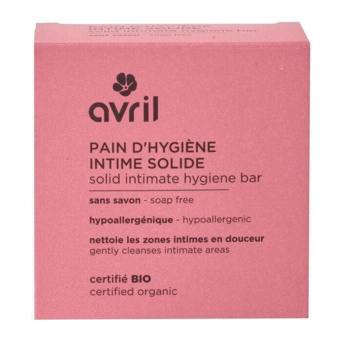 Solid intimate hygiene bar 110 g - Certified organic