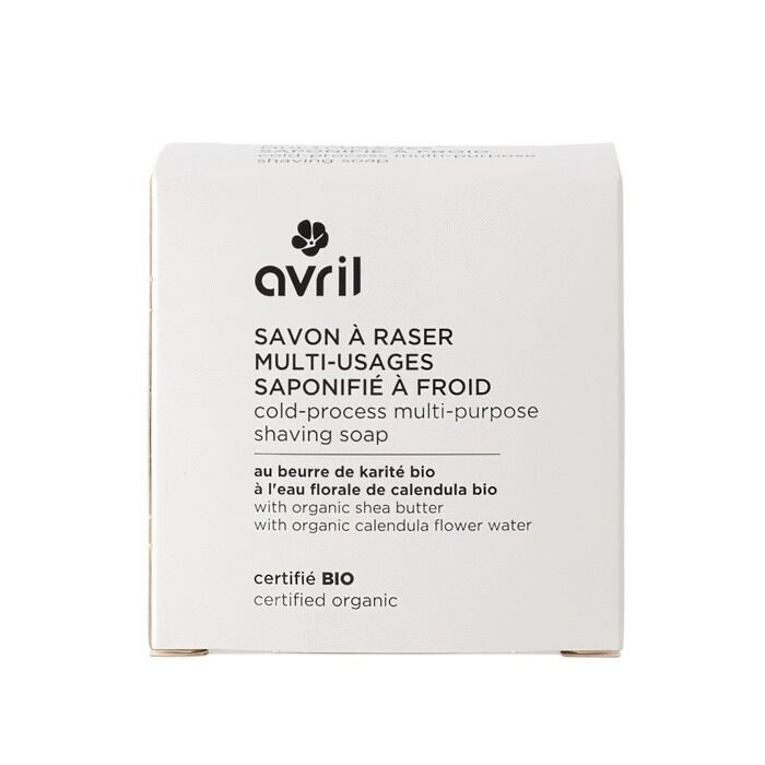 Kaltverseifte Mehrzweck-Rasierseife 100 g – aus kontrolliert biologischem Anbau