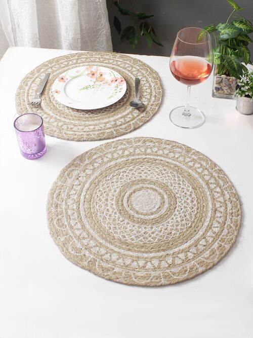 Printed Jute Table Placemats