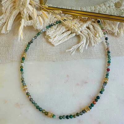 Indian agate necklace - Paola