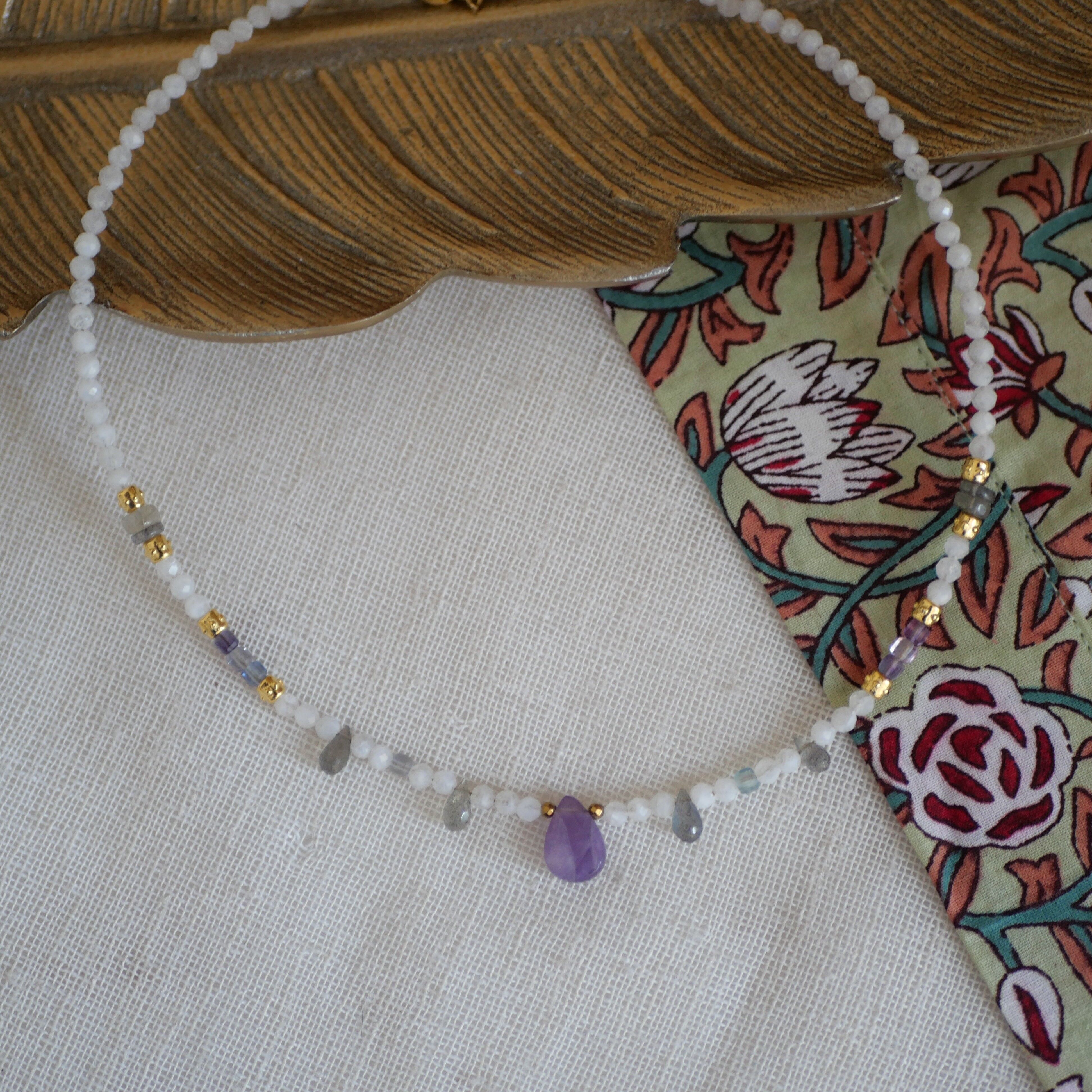 Collana Eshana con ametista