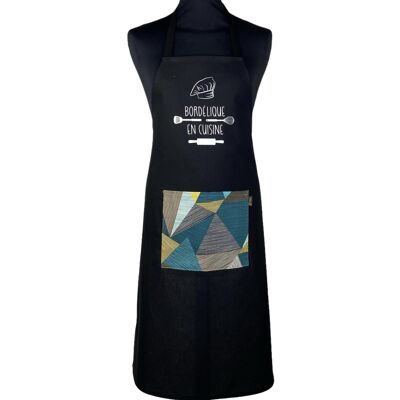 Apron, “Messy in the kitchen” black