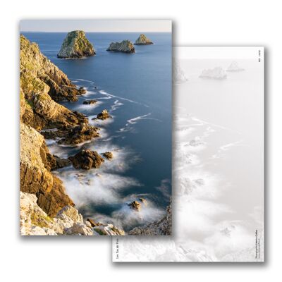 A5-Postkarte - Die Erbsenhaufen, Halbinsel Crozon, Finistère