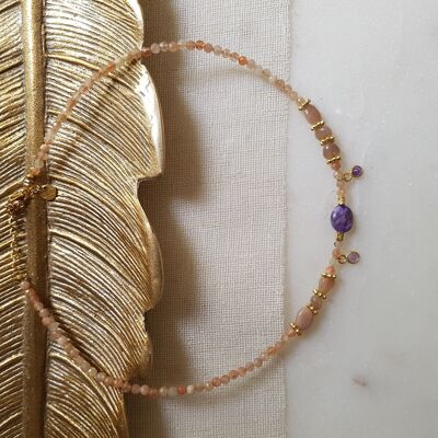 Dhuletti sunstone necklace