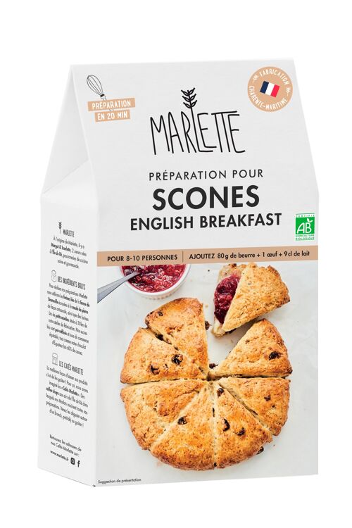 Préparation pour gâteaux bio : Scones à l'anglaise - Pour 6/8 personnes - 450g