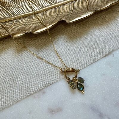 Collier Isha labradorite