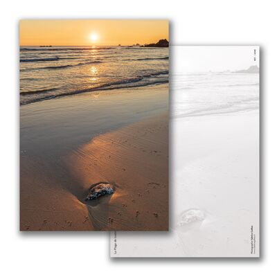 A5-Postkarte - Strand von Lostmarc'h, Halbinsel Crozon, Finistère