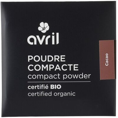 Recambio de polvo compacto de cacao orgánico certificado