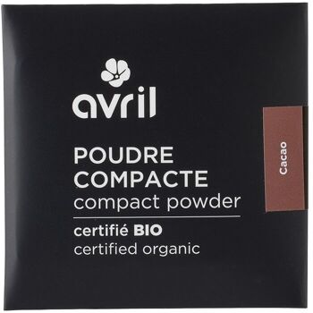 Recharge poudre compacte Cacao Certifiée bio 1