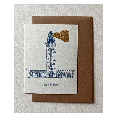 Leuchtturm-Postkarte von Cap Fréhel