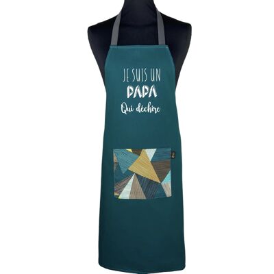 Apron, "I'm a dad who rocks" oil