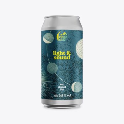 0.5% Low Alcohol IPA - Light & Sound