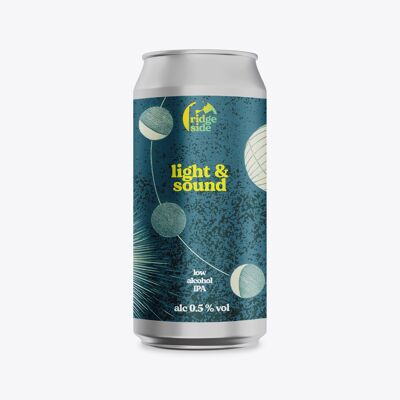 IPA baja en alcohol al 0,5 % - Luz y sonido