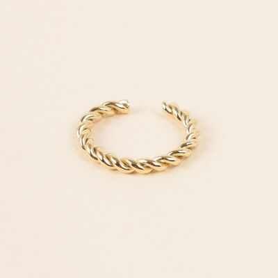 Braided golden ring