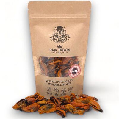 Raw Treats Green Lipped Mussel - Snack naturel pour chiens et chats