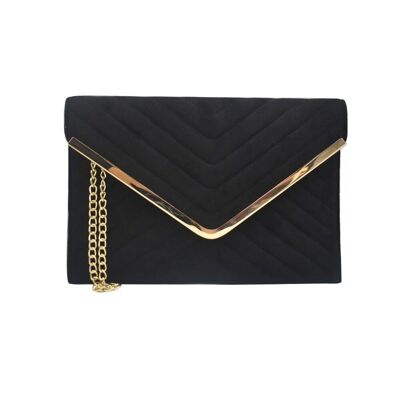 Penny Gold Edge Envelope Clutch Bag