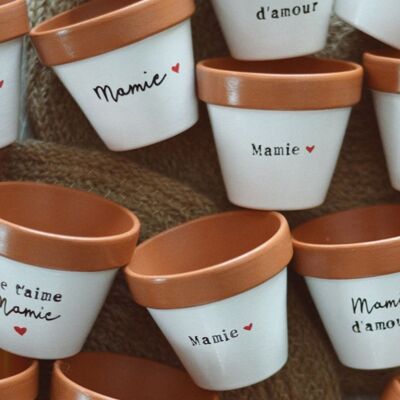 Flower pot, flower pot, "Grandma ♥", Grandma's Day, Grandmother's Day, Grandma gift, original grandmother gift