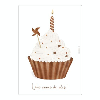 Carte Poétique “Cupcake”
