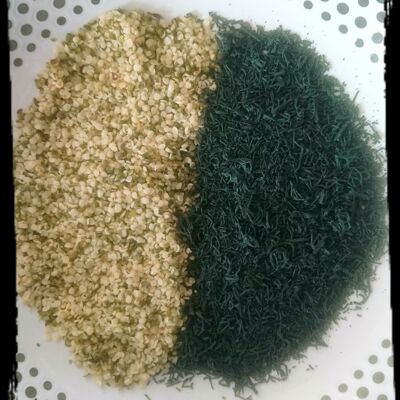 Spirulina & geschälte Hanfsamen