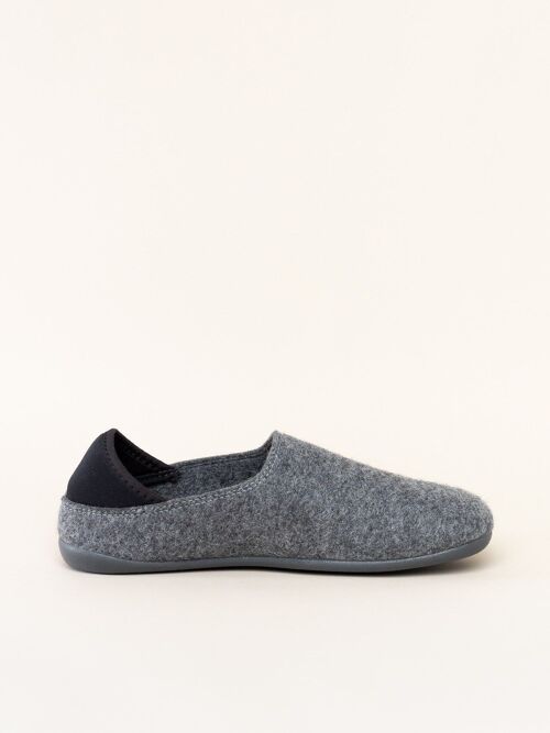 Wool Slip-On grey/charcoal 43-46