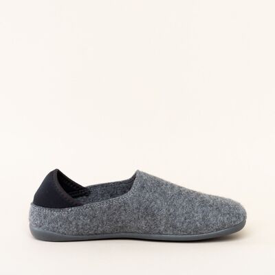Wool Slip-On grey/charcoal 43-46