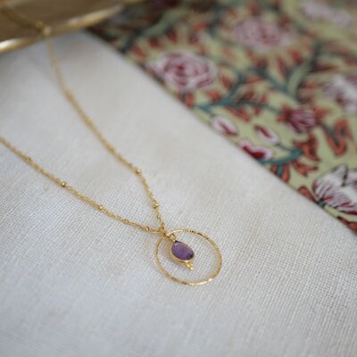 Clementine amethyst necklace